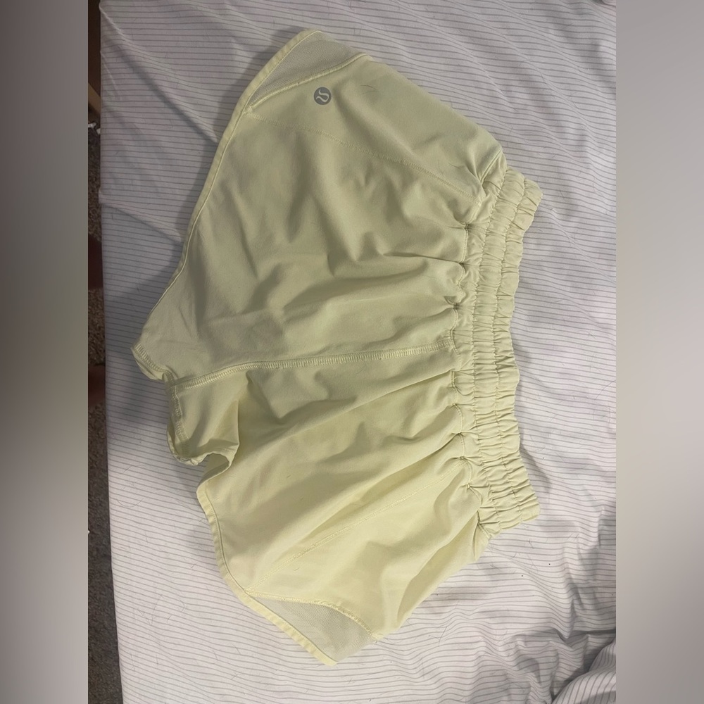 Like new yellow Lulu shorts!